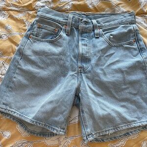 501 Levi High Rise Shorts